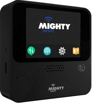 Mightywifi Cloud Black Updated high Speed WiFi Hotspot