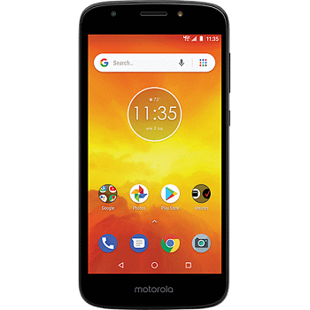 Motorola e5 Go 16GB Prepaid Smartphone, Black