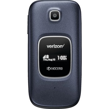 Verizon Kyocera Cadence Prepaid Cell Phone 16GB, Black Flip Phones At Walmart
