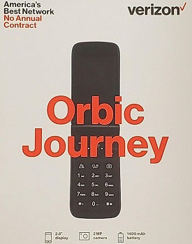 Orbic Journey V Verizon Prepaid 4g LTE Flip Phone – Black