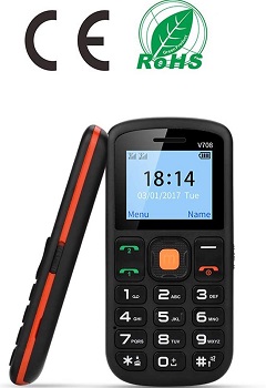 UNIWA V708 2G by TekkPerry - Cell Phones For Seniors