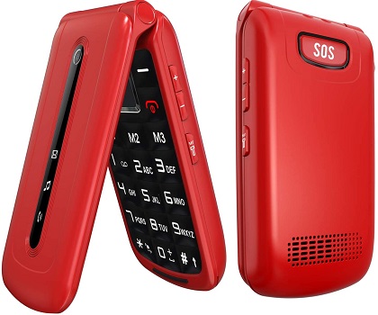 Ushining Flip Phone Unlocked 3G SOS Button Tmobile Flip