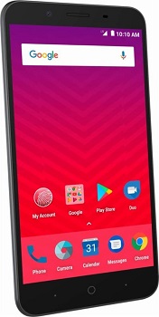 Virgin Mobile - ZTE Tempo X 4G LTE with 8GB Memory Prepaid Cell Phone – Black