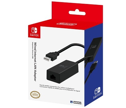 Nintendo Switch Wired Internet LAN Adapters By HORI