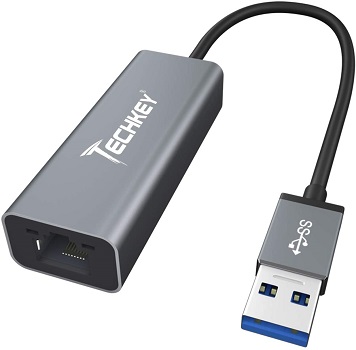 Techkey Ethernet Adapter USB 3.0 - Nintendo Switch Ethernet Adapters