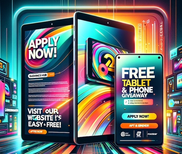 Guidance Hub Free Tablet & Phone Giveaway Contest – Applying Guideline